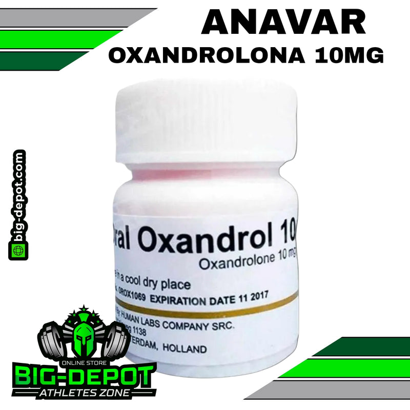 Oral Oxandrol 10 anavar oxandrolona 10mg Human Labs 60 tabletas Big Depot original