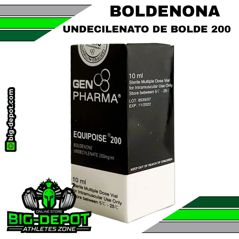 Equipoise 200 mg/ml Boldenone Undecylenate Gen Pharma 10 ml Big Depot original
