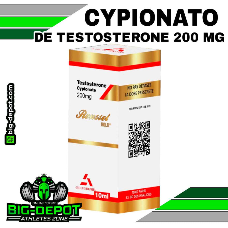 Testosterone Cipionato 200 mg/ml Testosterona Cipionato Roussel Uclar 10 ml Big Depot original
