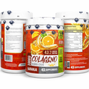 Colágeno Hidrolizado 43 Supplements 333 g (33 servicios) con Biotina – Sabor Naranja