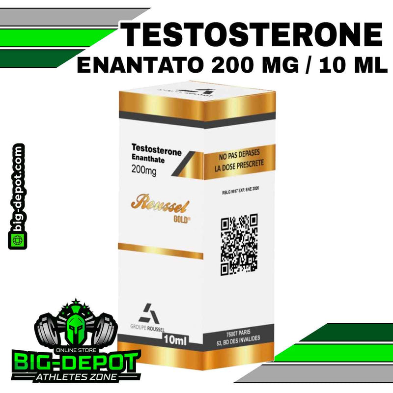 Testosterone Enantato 200 mg/ml Roussel Uclar 10 ml Big Depot original
