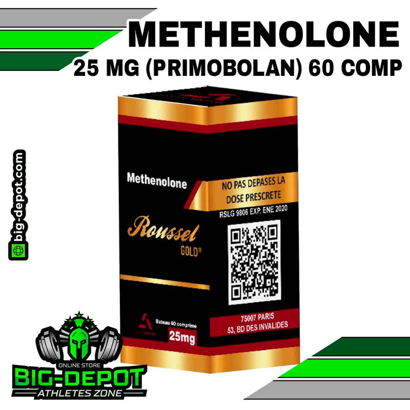 Methenolone Primobold 25 mg Primobolan Roussel Uclar 60 comprimidos Big Depot original
