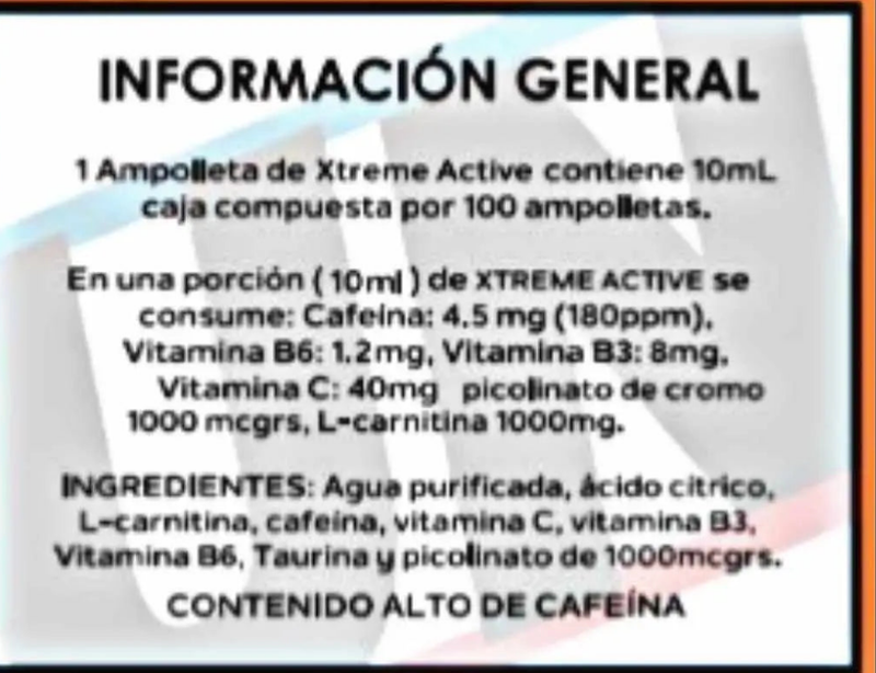 Xtreme Active 🔥 Reductivo y anticelulítico 🔥 / Ampolletas de 10 ml | MESOTERAPIA LICUID XTREME