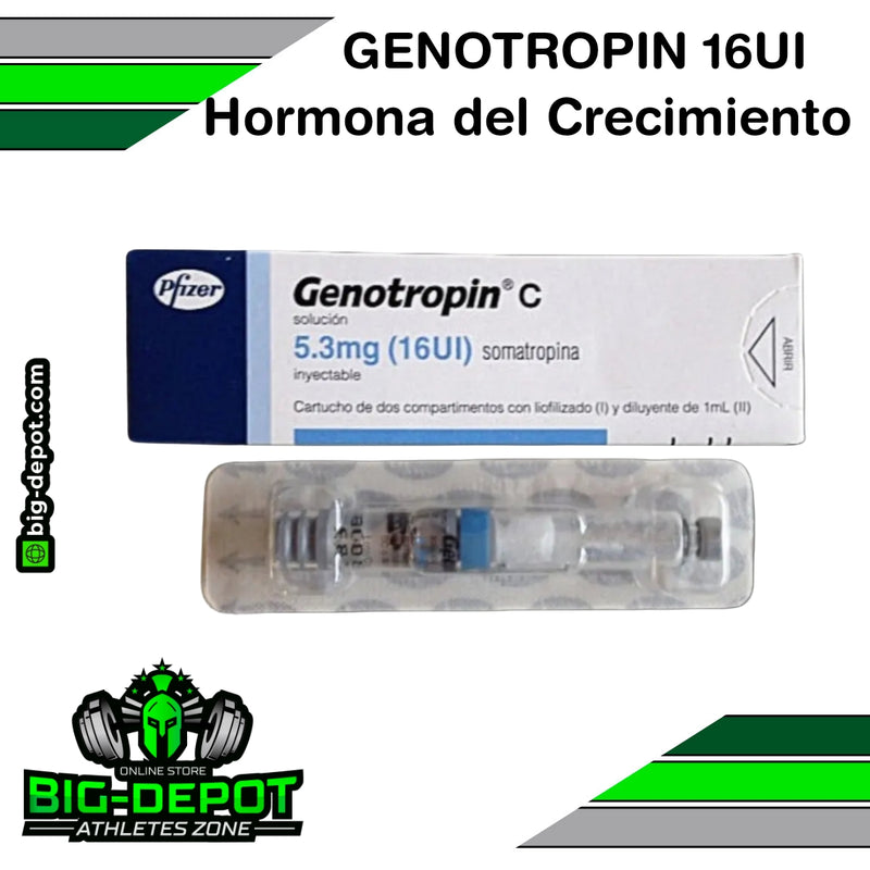 AGOTADO 🔴 (PREGUNTAR) Genotropin C Pfizer ® 16 IU HORMONA DEL CRECIMIENTO Somatropin (rDNA). / Calidad Farmacéutica