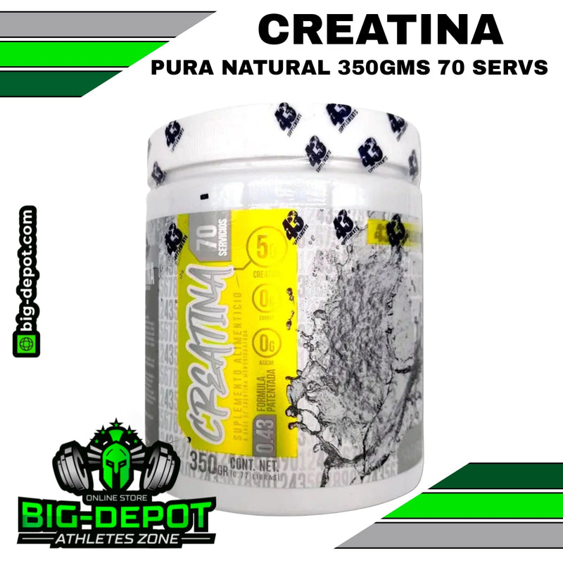 CREATINA NATURAL ALTA PUREZA  70 SERVICIOS / 350 GMS