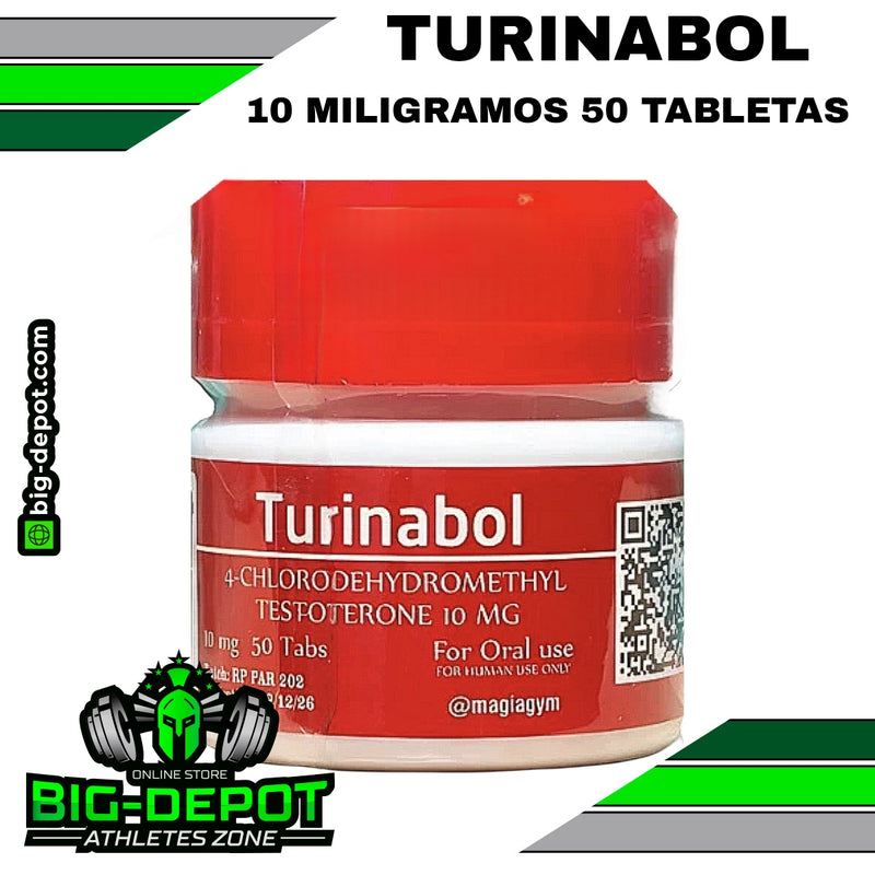 TURINABOL 10 mg  (4-Chlorodehydromethyl) | 50 tabletas | ROTTERDAM PHARMACEUTICAL