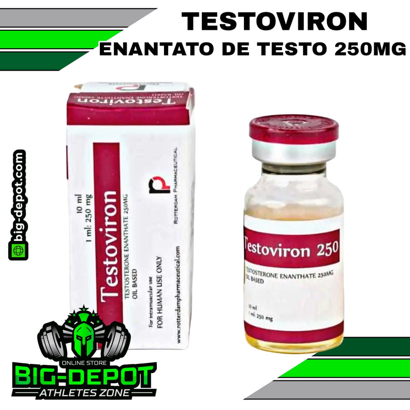 TESTOVIRON  Enantato de Testosterona  250 mg) |10 ML | ROTTERDAM PHARMACEUTICAL