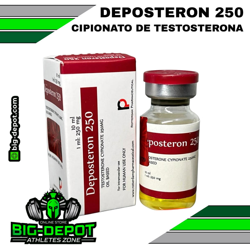 DEPOSTERON 250 mg (Cipionato de testosterona) | 10 ML | ROTTERDAM PHARMACEUTICAL