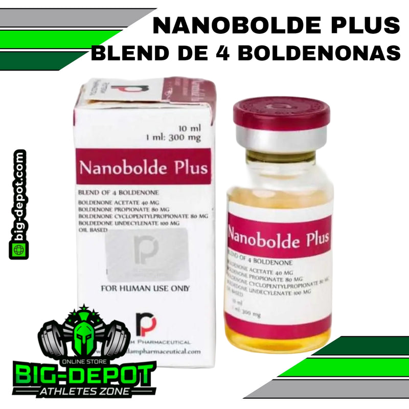 NANOBOLDE PLUS - Boldenona - Blend of 4 Boldenone / 300 mg/1ml /  10 ML - / ROTTERDAM PHARMACEUTICAL