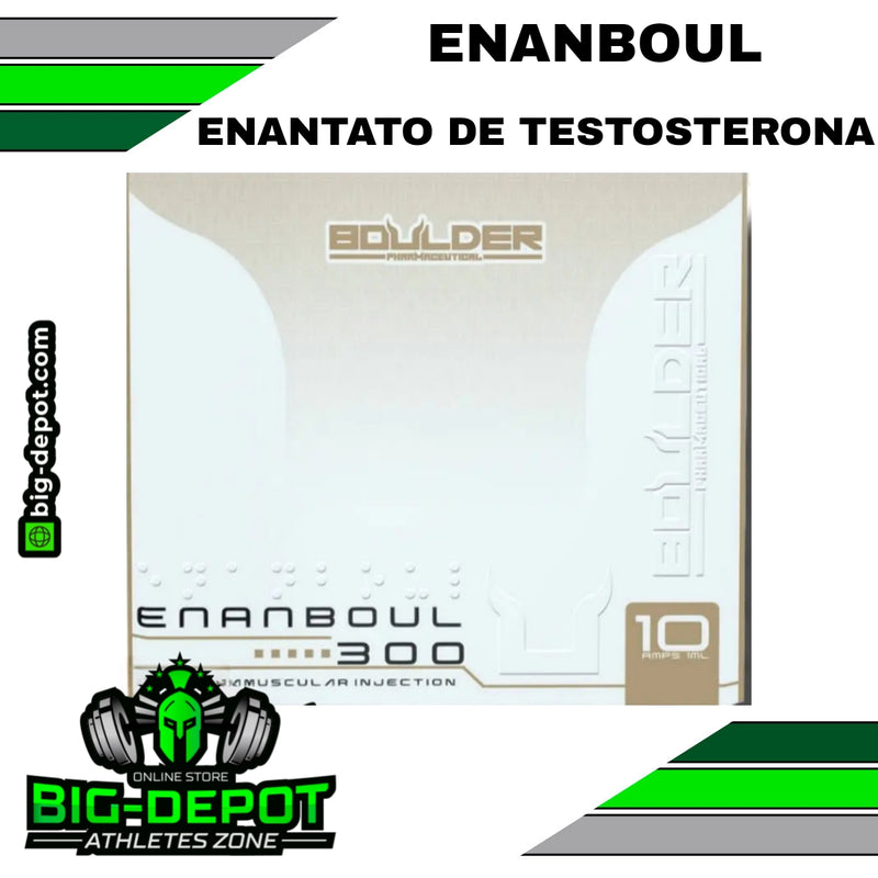 ENANBOUL 300  Enantato de testosterona 300mg/ml - 10 ampolletas de 1ml | Boulder Pharmaceutical