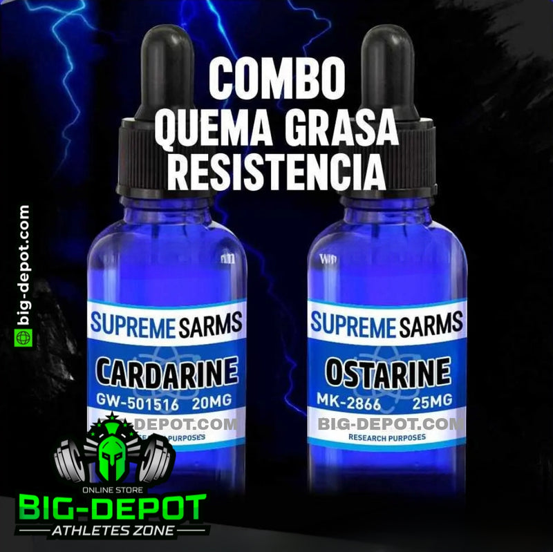 Combo QUEMAGRASA  FatBurn🔥 Ostarine + Cardarine - 30ML | SARMS SUPREME