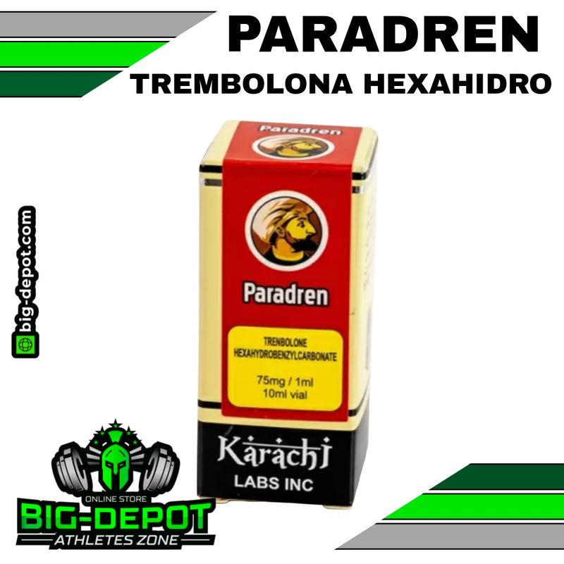 AGOTADO - PARADREN  76.5 MG  –  Trembolona Hexahidrobencilcarbonato 10ml | KARACHI LABS