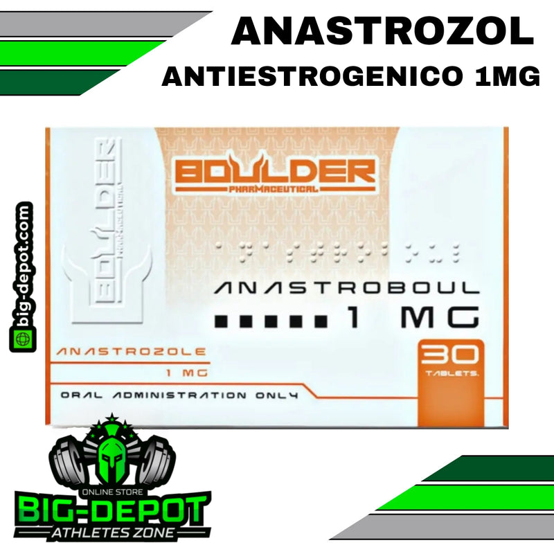 ANASTROBOUL | Anastrozole 1 mg. | 30 tabletas | Boulder Pharmaceutical