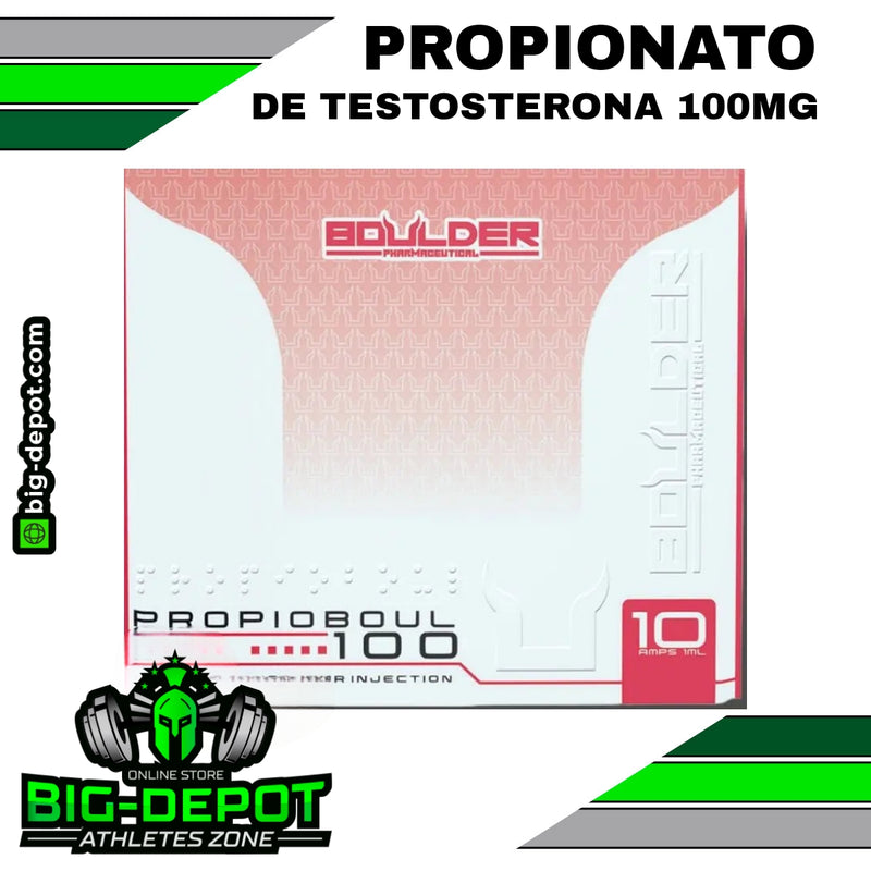 PROPIOBOUL 100mg -  Propionato de testosterona - 10 ampolletas de 1ml cada una /  Boulder Pharmaceutical