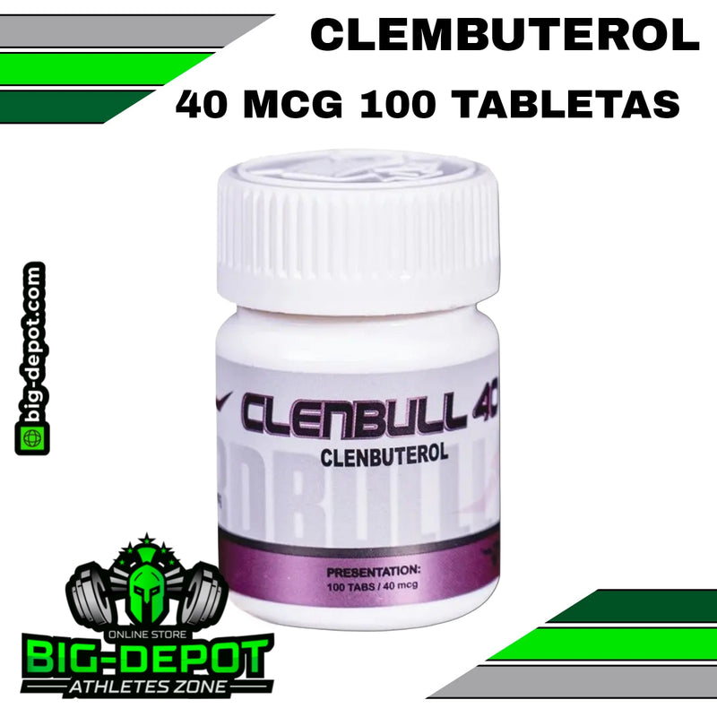 CLENBULL 40 - (CLEMBUTEROL) 40mcg 100 tabletas | HARDBULLLABS