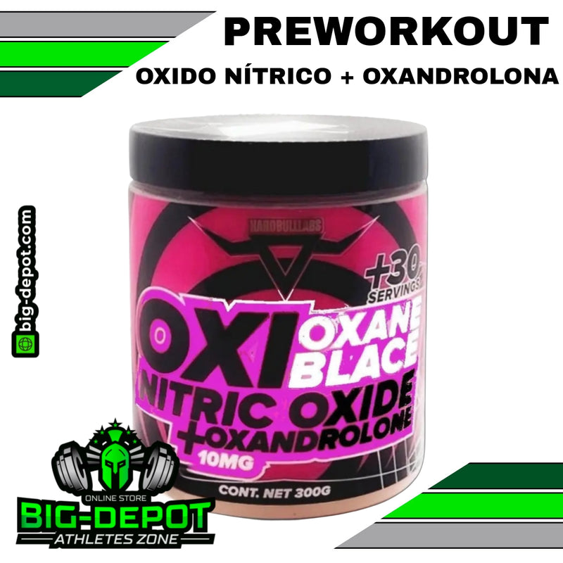 Oxi Oxane Blace | Oxido Nitrico + Oxandrolone 10mg | 300 gms / 30 Servicios | HARDBULL LABS