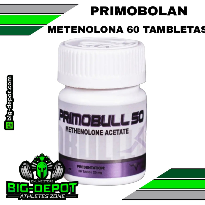 PRIMOBULL 50 (PRIMOBOLAN) Methenolone Acetate 50mg 60 TABLETAS | HARDBULLLABS