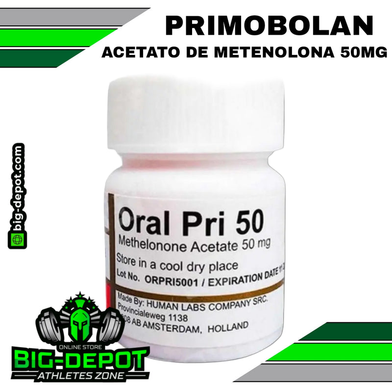 ORAL PRI 50 MG (PRIMOBOLAN)  60 TABS  | HUMAN LABS