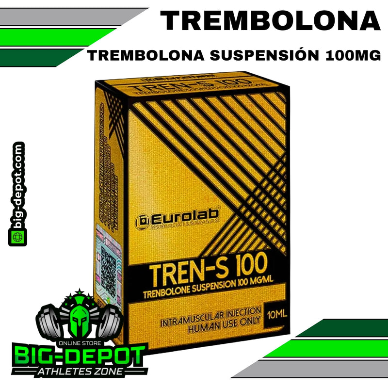 TREN-S 100 TREMBOLONA / Trenbolone Suspensión 100MG/ML -  10 ML | EUROLAB |