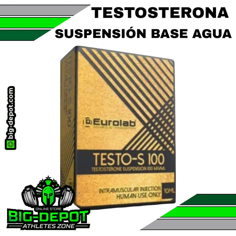 TESTO-S 100 MG/ML TESTOSTERONA BASE AGUA  suspensión  100MG/ML - 10ML | EUROLAB |