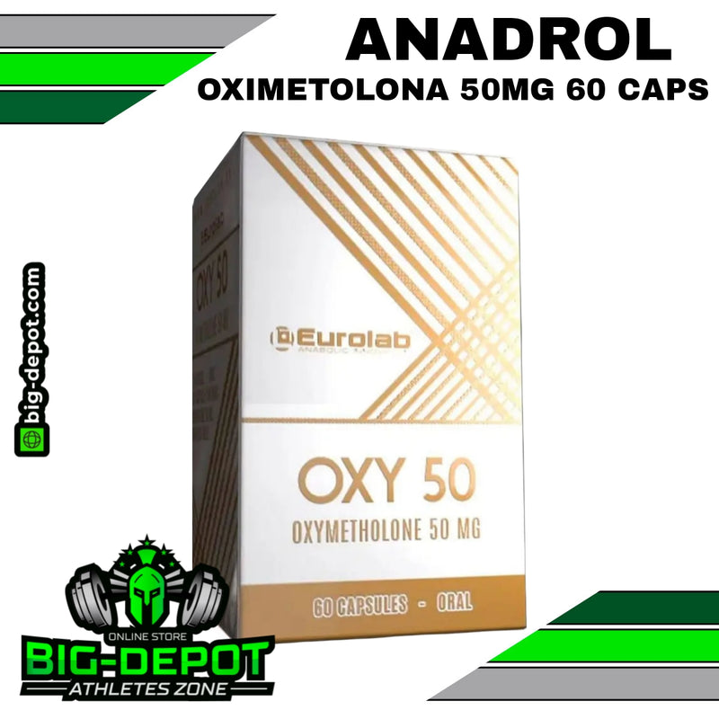 OXY 50 / 50MG  - (ANADROL) OXYMETHOLONE - 60 CAPSULAS | EUROLAB |