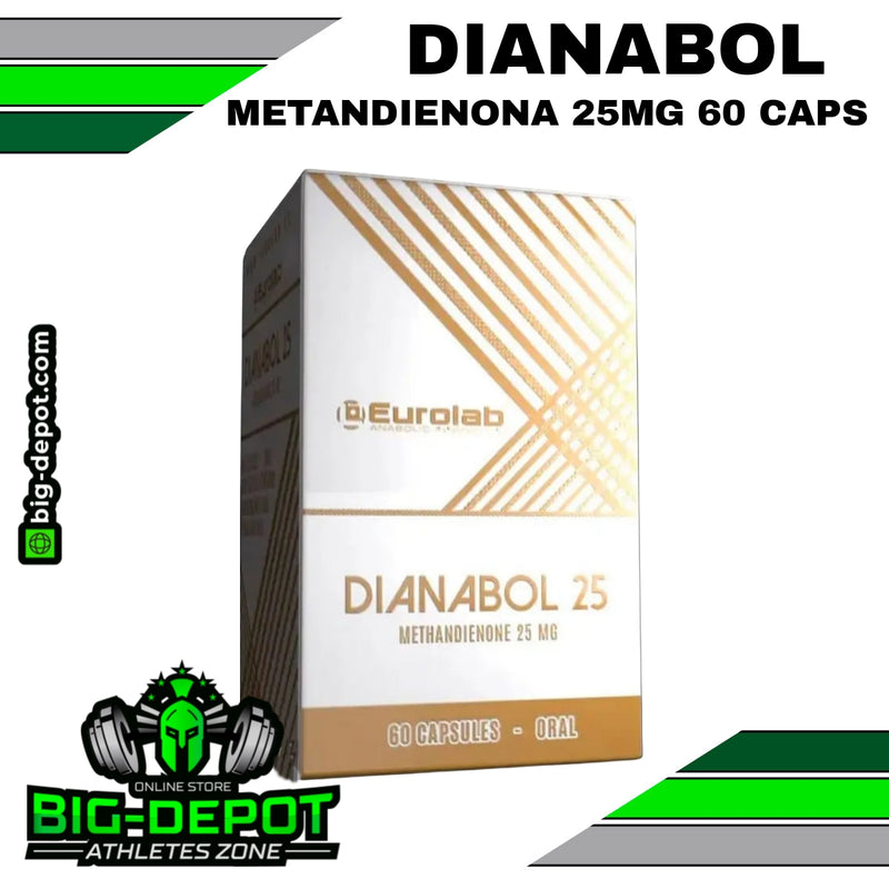 DIANABOL 25 METANDIENONA / 25 MG - 60 capsulas | EUROLAB |