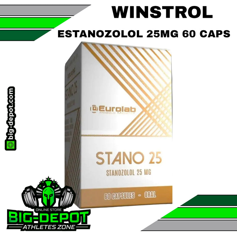 WINSTROL 25 / Stanozolol 25 MG (WINSTROL)  -60 CAPSULAS | EUROLAB |