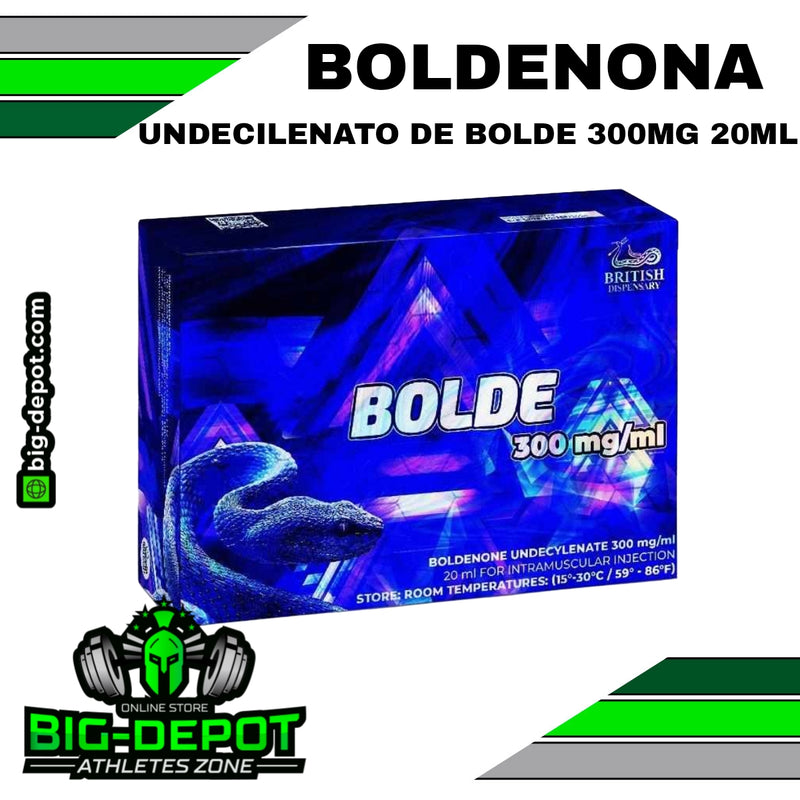 BOLDE 300 - BOLDENONE UNDECYLENATE 300 MG/ML - | BRITISH DISPENSARY