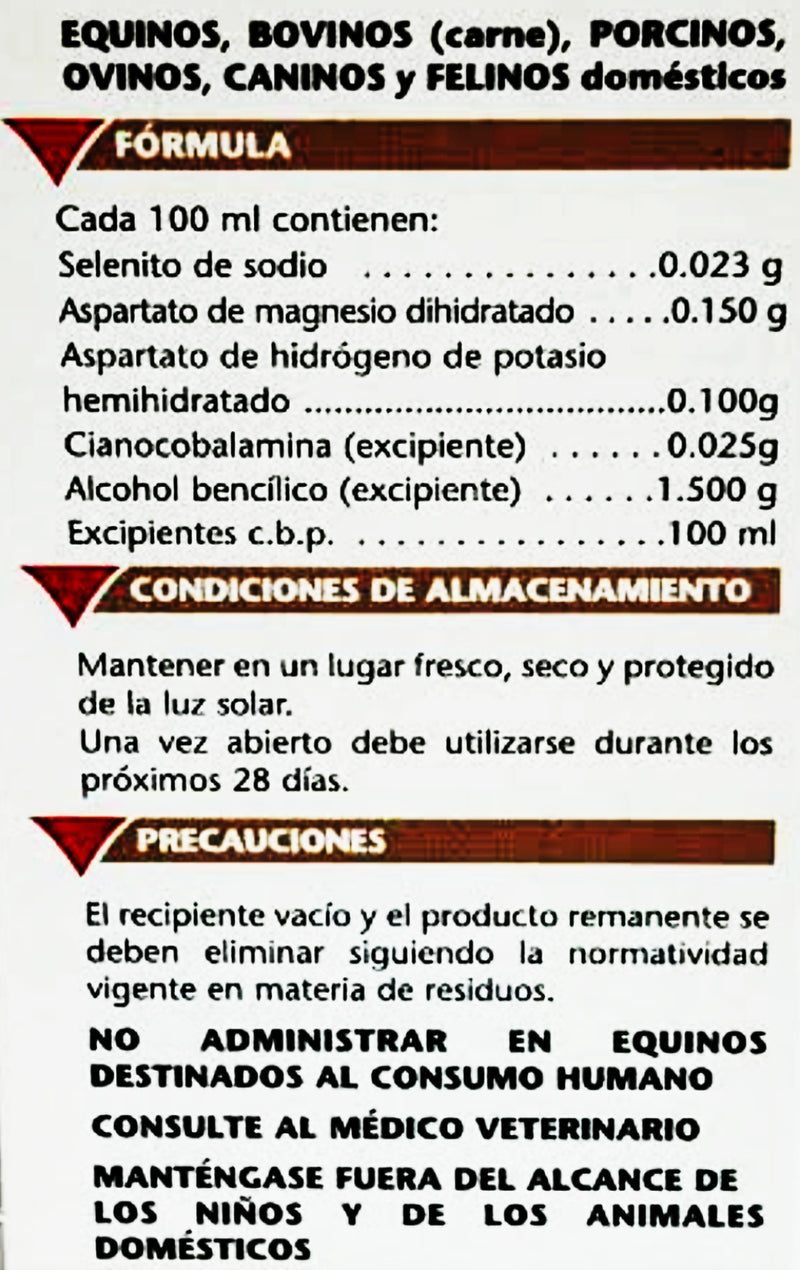 KYNOSELEN Nutrimento Muscular  Anabolico NO ESTEROIDEO / 50 ML | LABORATORIOS VETERINARIOS VETOQUINOL | MAYOREO