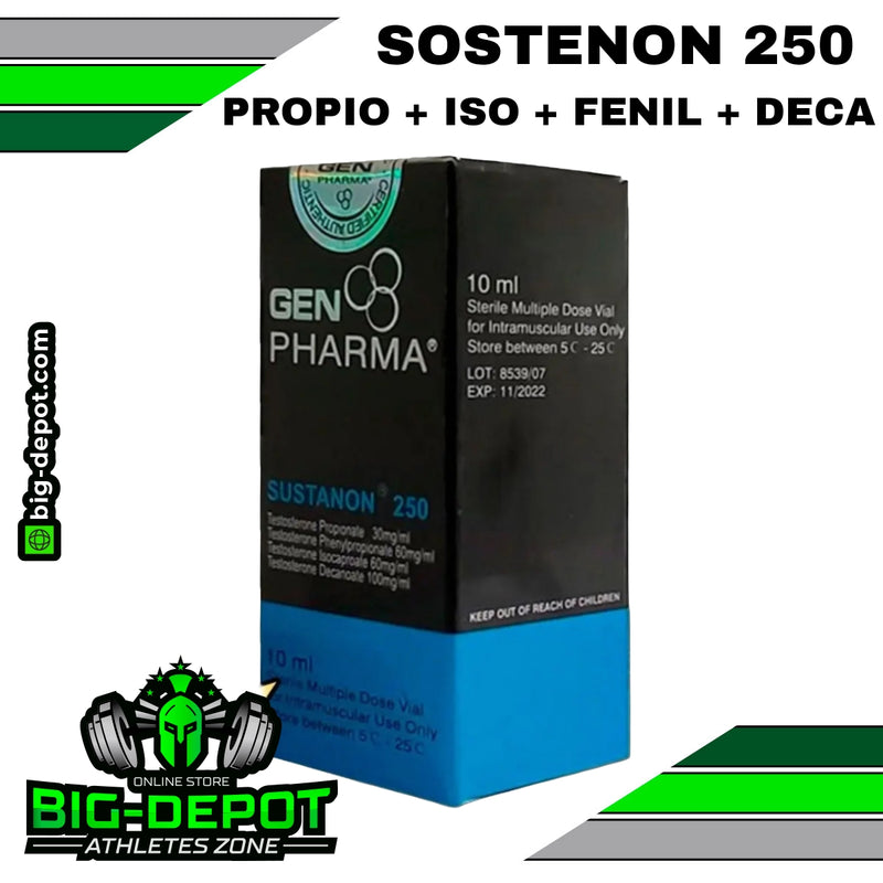 SUSTANON 250 / TESTOSTERONE PROPIONATE 30MG · PHENYLPROPIONATE 60 MG · ISOCAPROATE 60 MG · DECANOATE 100 MG / GEN PHARMA