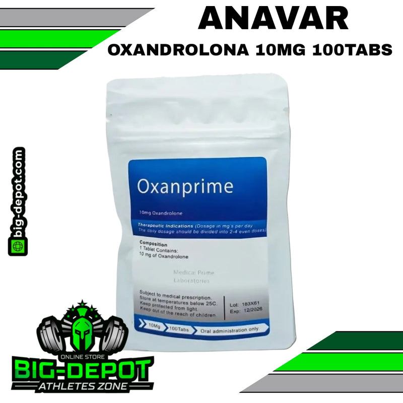 OXANPRIME (Anavar=Oxandrolona) 10 mg  / 100 tabletas / Medical Prime