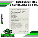 SOSTENON 250 - Testosterona Solución 250 mg/ml  1 ampolleta de 1 ml / BP-50 📍 Schering Plough