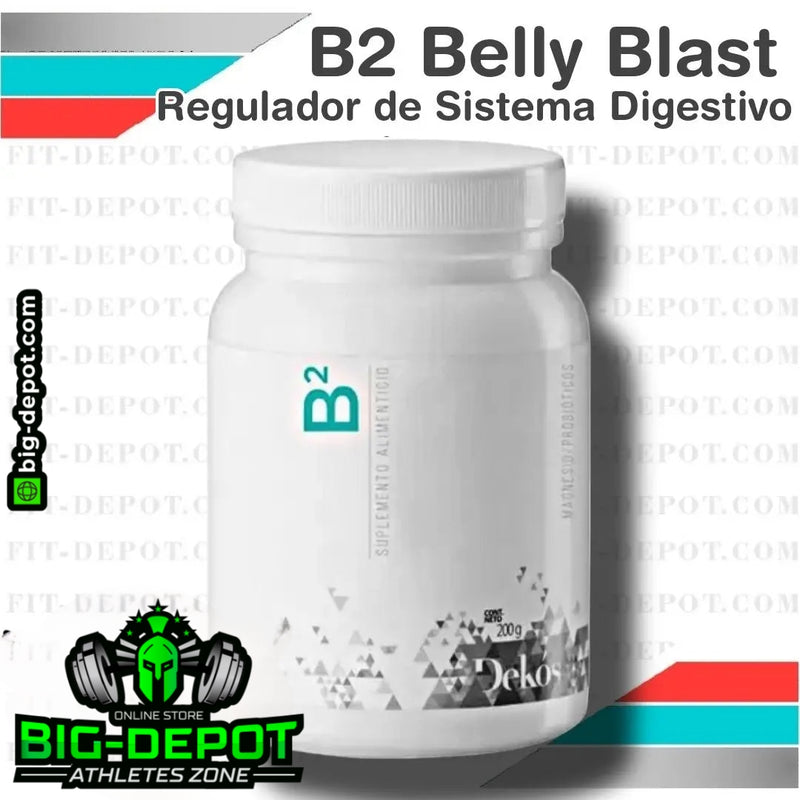 B2 Belly Blast (Regulador gastrico) Vientre plano. Desinflama Y Reduce El Estreñimiento 200 gramos 20 porciones- DKS