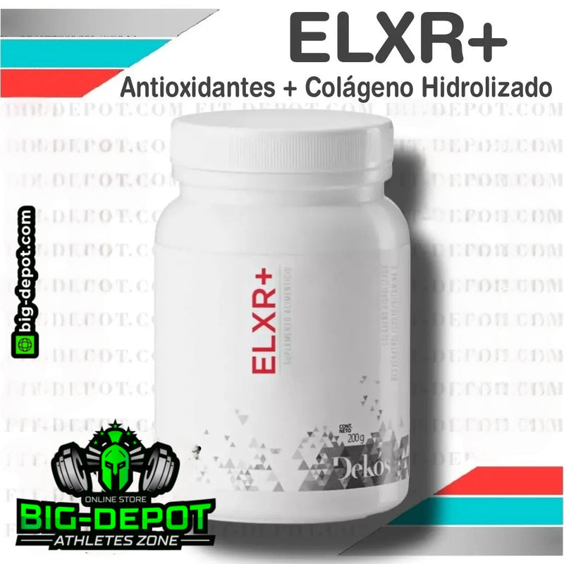 ELXR+ Suplemento a base de colageno hidrolizado en polvo + Resveratrol / Antioxidantes - Firmeza y elasticidad para la piel. Pelo y Uñas -  DKS