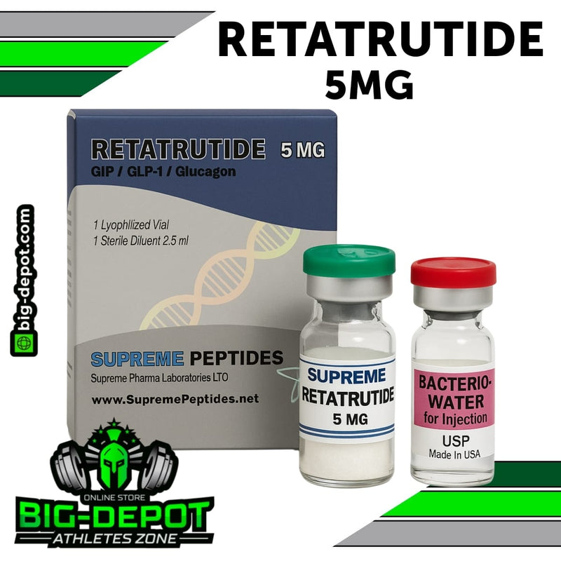 Retatrutide 5 mg retatrutide Supreme Peptides vial Big Depot original
