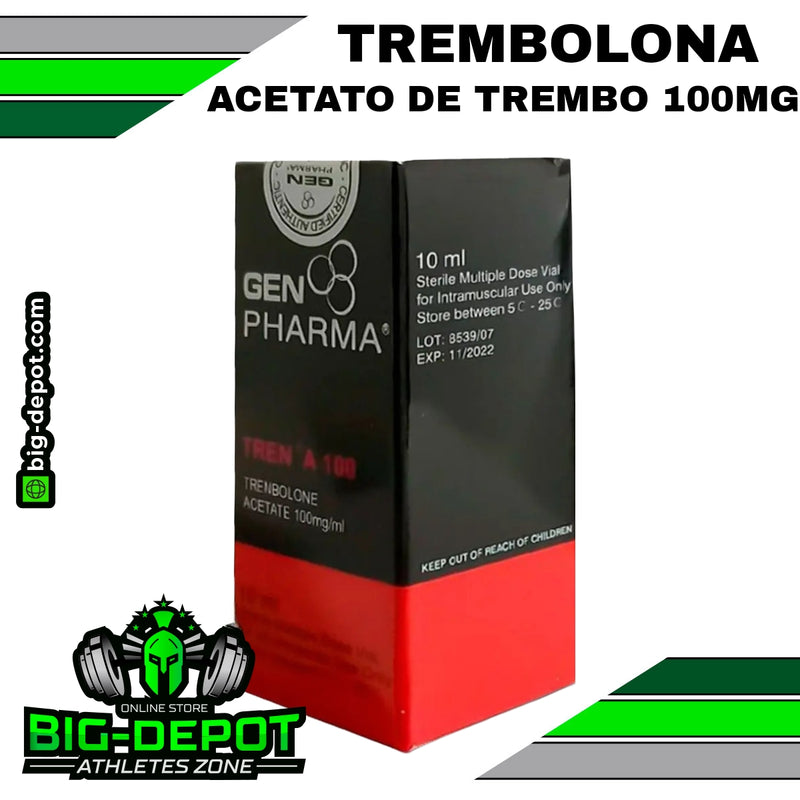 Tren A 100 mg/ml Trenbolone Acetate Gen Pharma 10 ml Big Depot original
