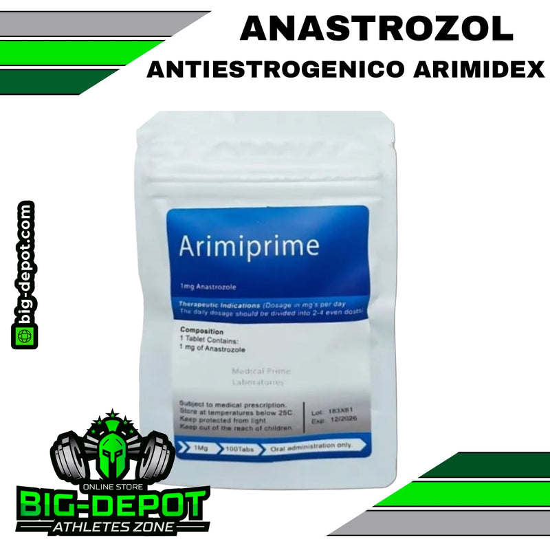 ArimiPrime anastrozol 1 mg 100 tabletas Medical Prime Big Depot original