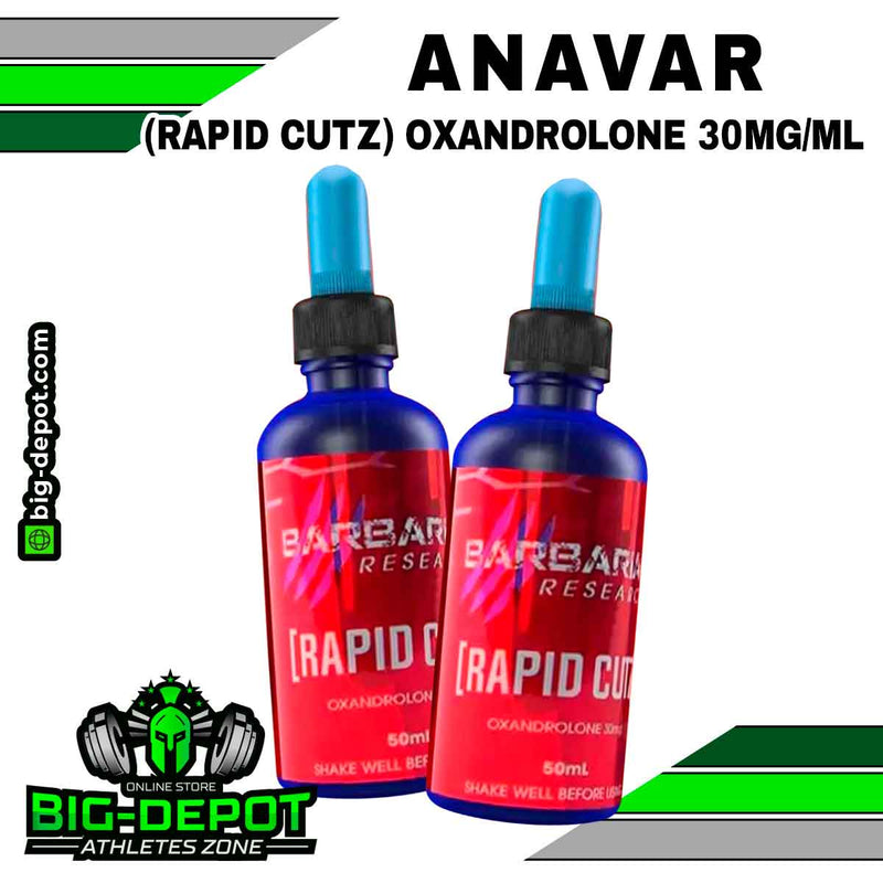 ANAVAR - RAPID CUTZ 50 ML - Oxandrolone 30mg/ml - BIG Depot de México