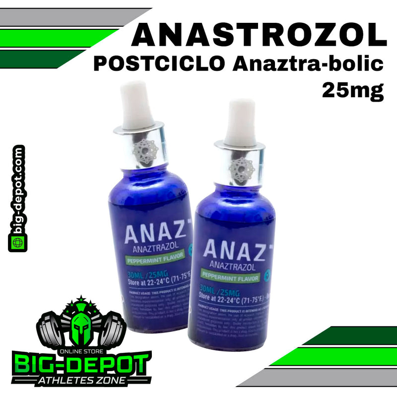 Anaztra-bolic 25 mg anastrozol Synerlab 30 tabletas Big Depot original