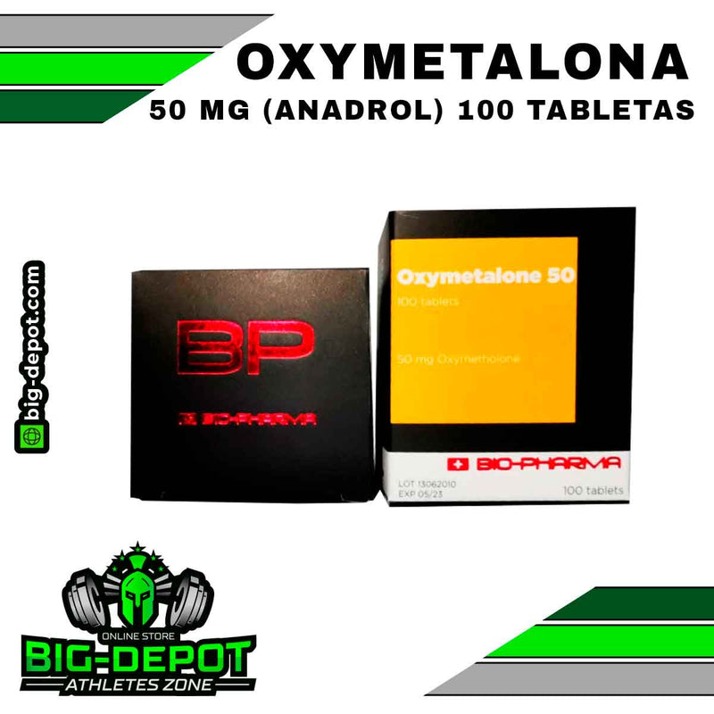 Anadrol 50 mg oxymetalona BioPharma 100 tabletas Big Depot original

