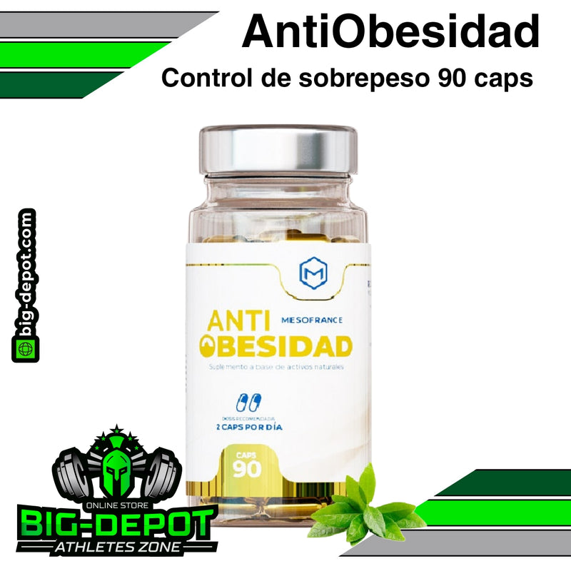 Antiobesidad 90 cápsulas naturales MesoCaps control de apetito Big Depot original

