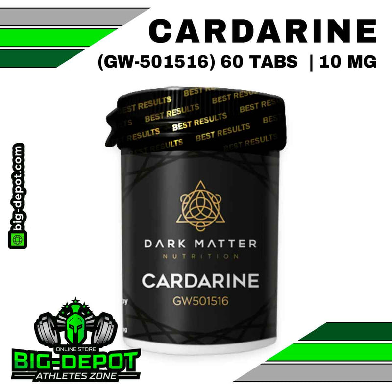 CARDARINE (GW-501516) 60 tabletas (30 servicios de 2 TABS | 10 MG x TAB) | SARMS DARK MATTER - SARMS