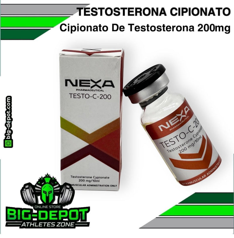 Testo C-200 cipionato de testosterona 200 mg 10 ml Nexa Pharmaceutical Big Depot original