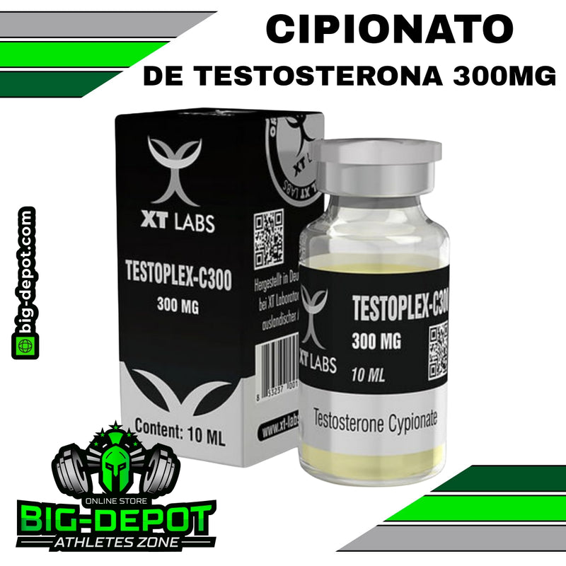 Testoplex-C300 300 mg Testosterona Cipionato XT Labs 10 ml Big Depot original
