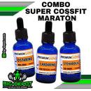 Combo Crossfit Maratón ostarine cardarine strenobolic Premium Sarms 30 ml frasco Big Depot original