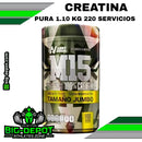Creatina M15 Army Nutrition 1.10 kg 220 servicios Big Depot original
