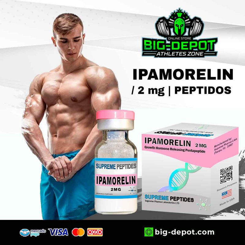 Ipamorelin 2 mg Supreme Peptides péptido GH Big Depot original
