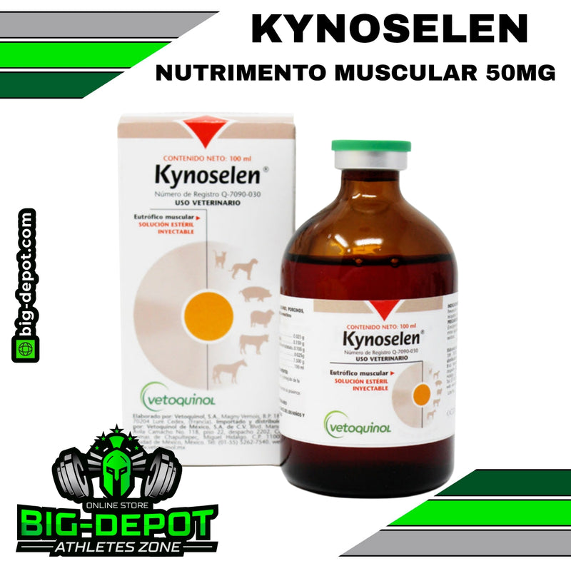 Kynoselen nutrimento muscular anabólico no esteroideo Laboratorios Veterinarios Vetoquinol 50 ml Big Depot original
