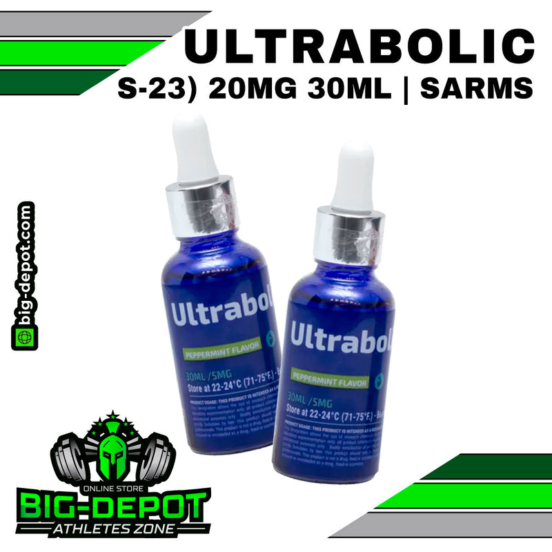Ultrabolic 20 mg s-23 Synerlab 30 ml frasco Big Depot original