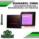 DIANABOL 25mg (Metandrostonolona) (100 tabletas | BIOPHARMA - esteroides